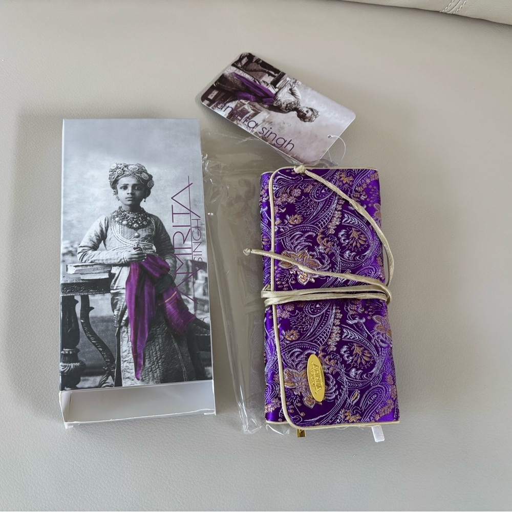 Amrita Singh Purple Jewelry Roll